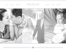 Tablet Screenshot of megmillerphotography.com